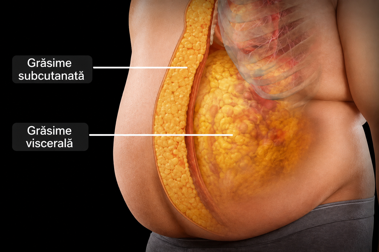 De ce se depune grăsimea în jurul abdomenului după 40 de ani, chiar dacă nu mănânci mai mult